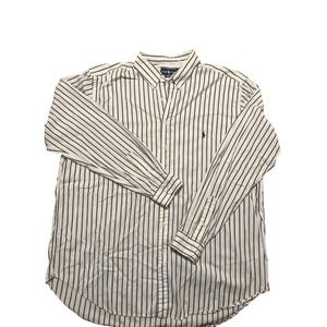 Ralph Lauren‎ Striped Button Down Shirt Classic Fit Long Sleeve Men's Size 2XLT
